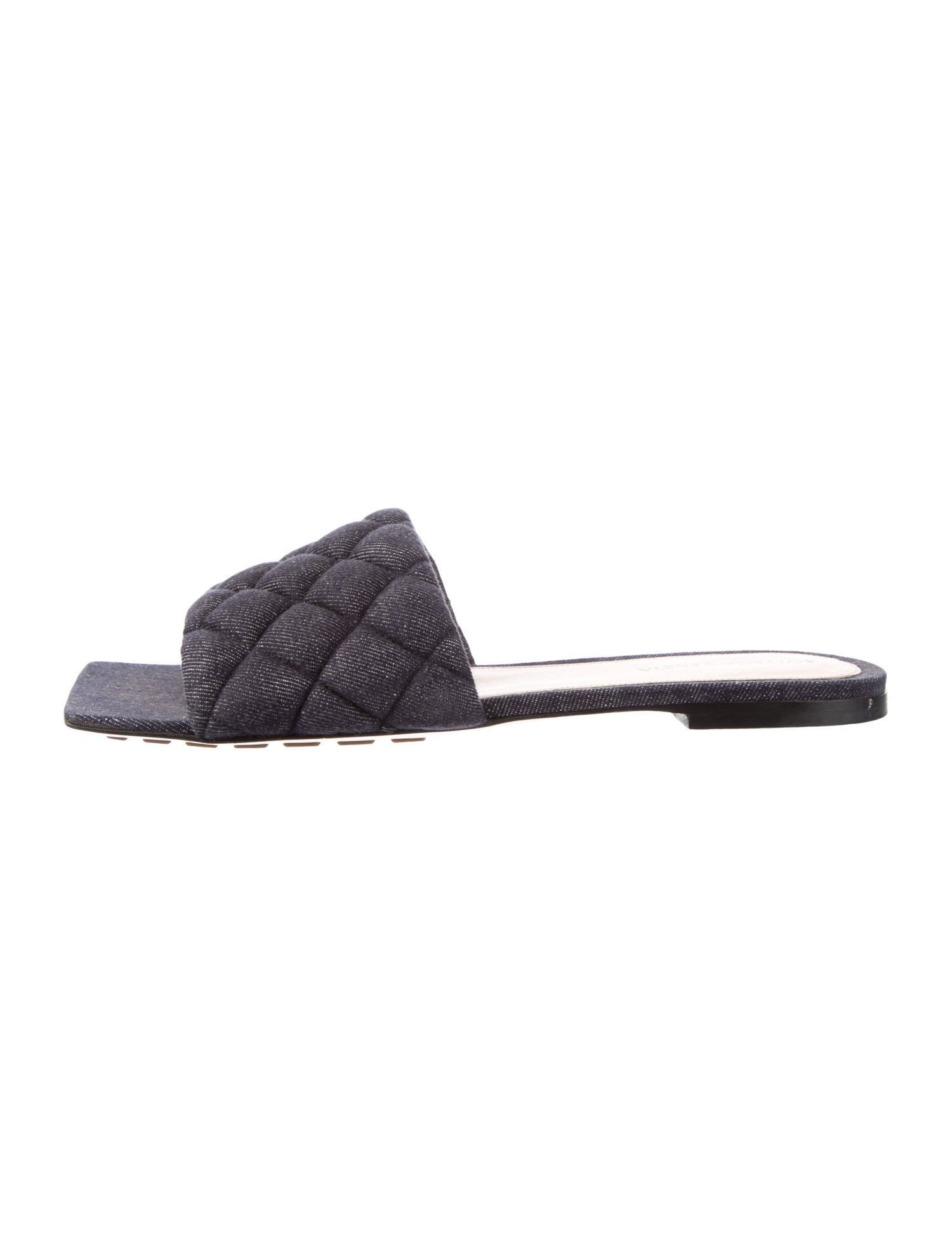 Bottega Veneta Denim Slides