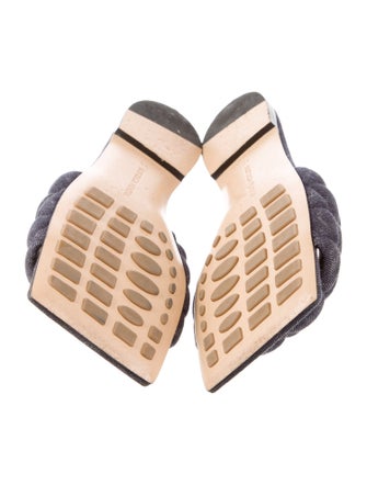 Bottega Veneta Denim Slides