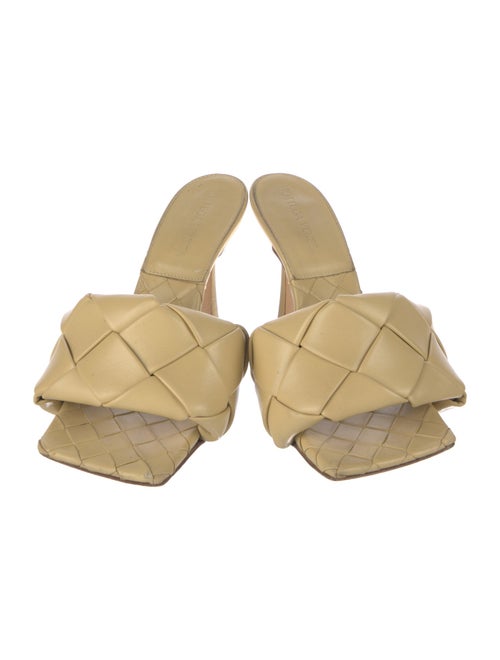 Bottega Veneta Intrecciato Weave Leather Slides