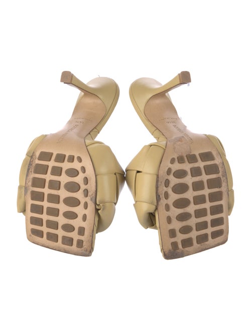 Bottega Veneta Intrecciato Weave Leather Slides