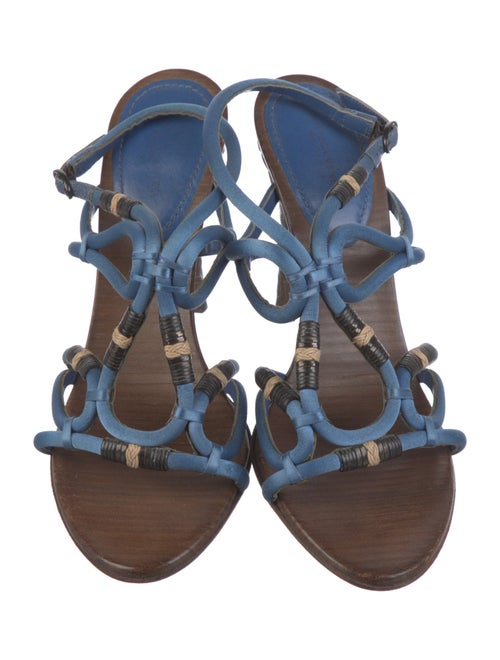 Bottega Veneta Intrecciato Weave Satin Sandals