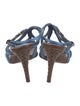 Bottega Veneta Intrecciato Weave Satin Sandals
