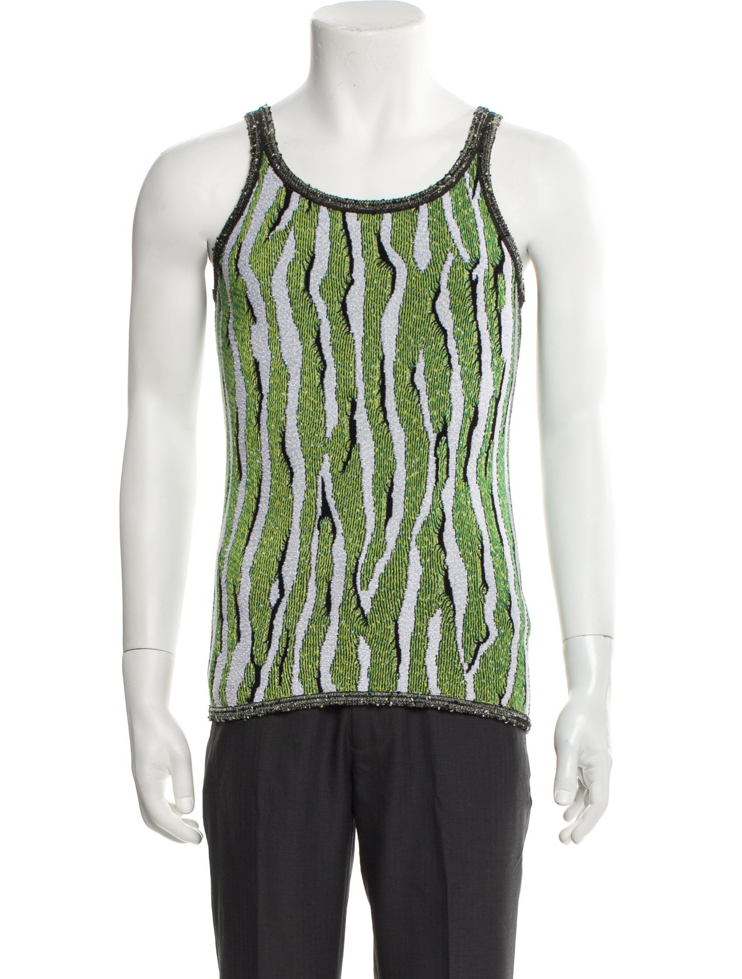 Bottega Veneta Animal Print Scoop Neck Sweater Vest w/ Tags