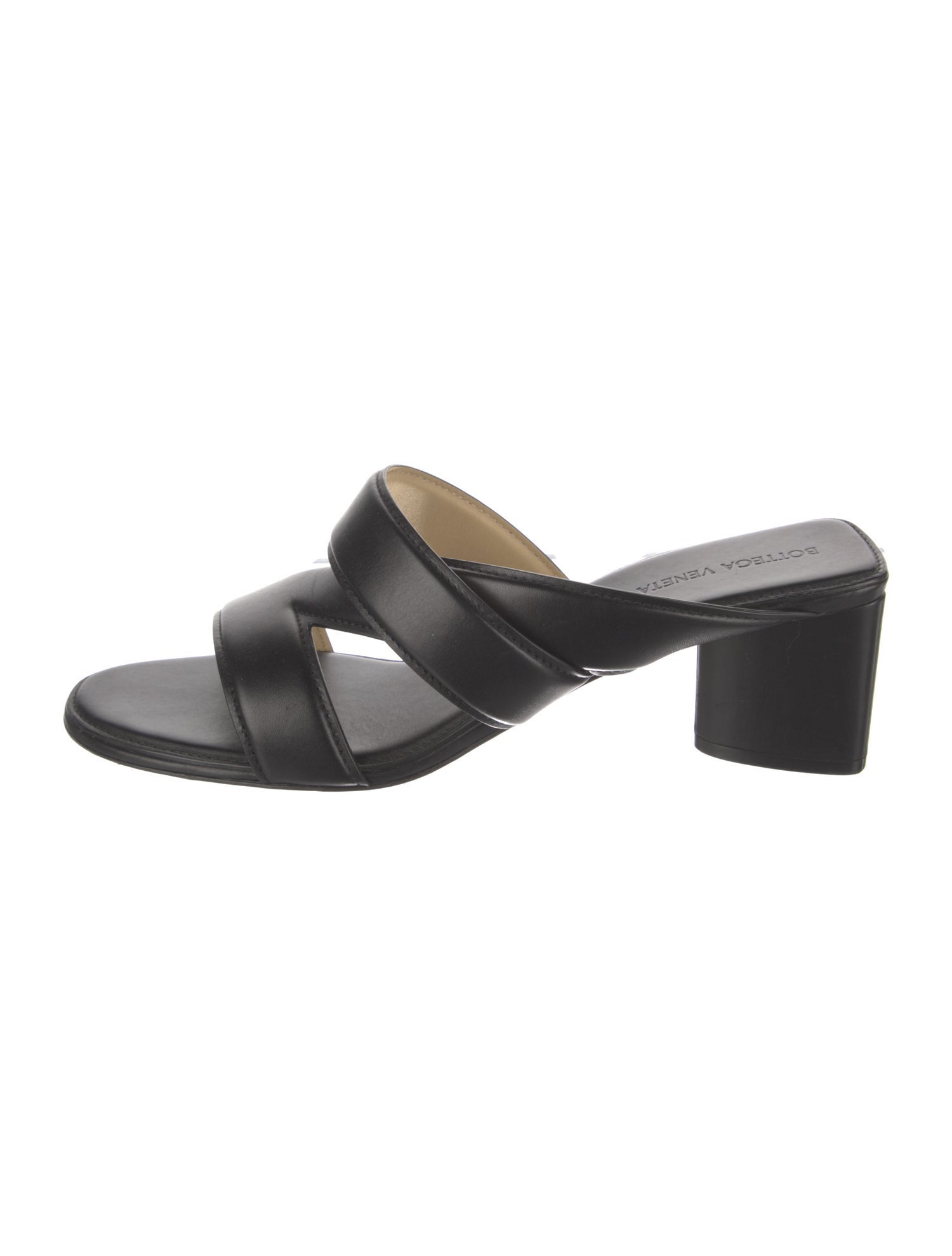 Bottega Veneta Leather Slides