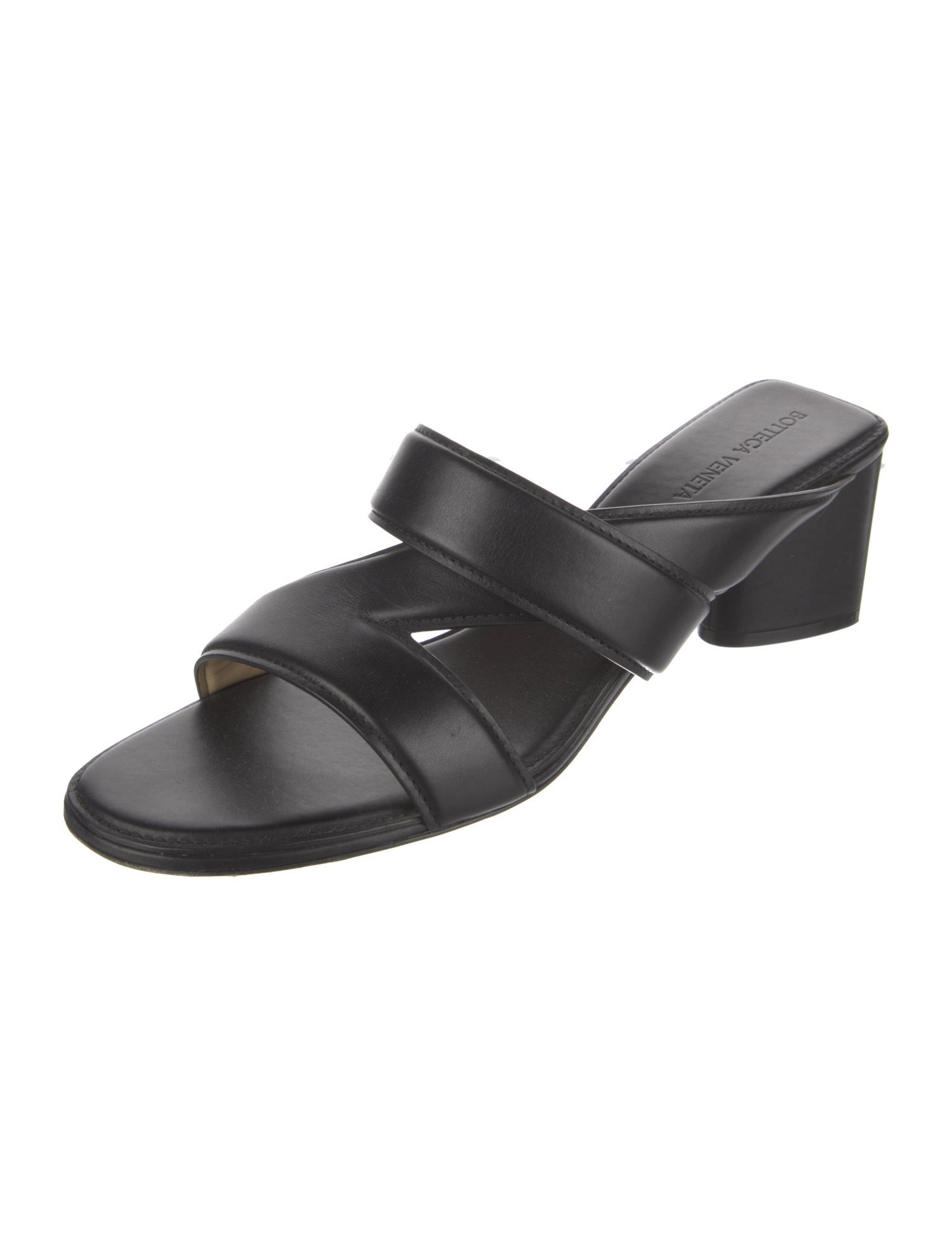 Bottega Veneta Leather Slides