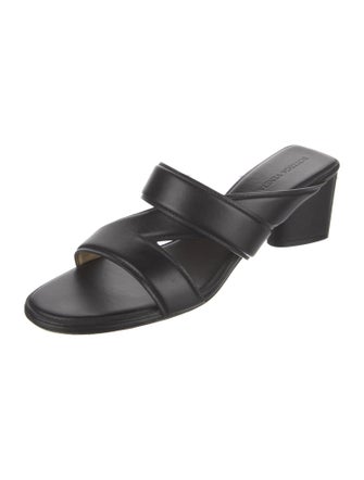 Bottega Veneta Leather Slides