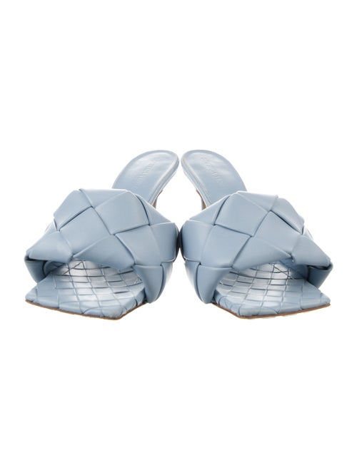 Bottega Veneta Intrecciato Weave Leather Slides