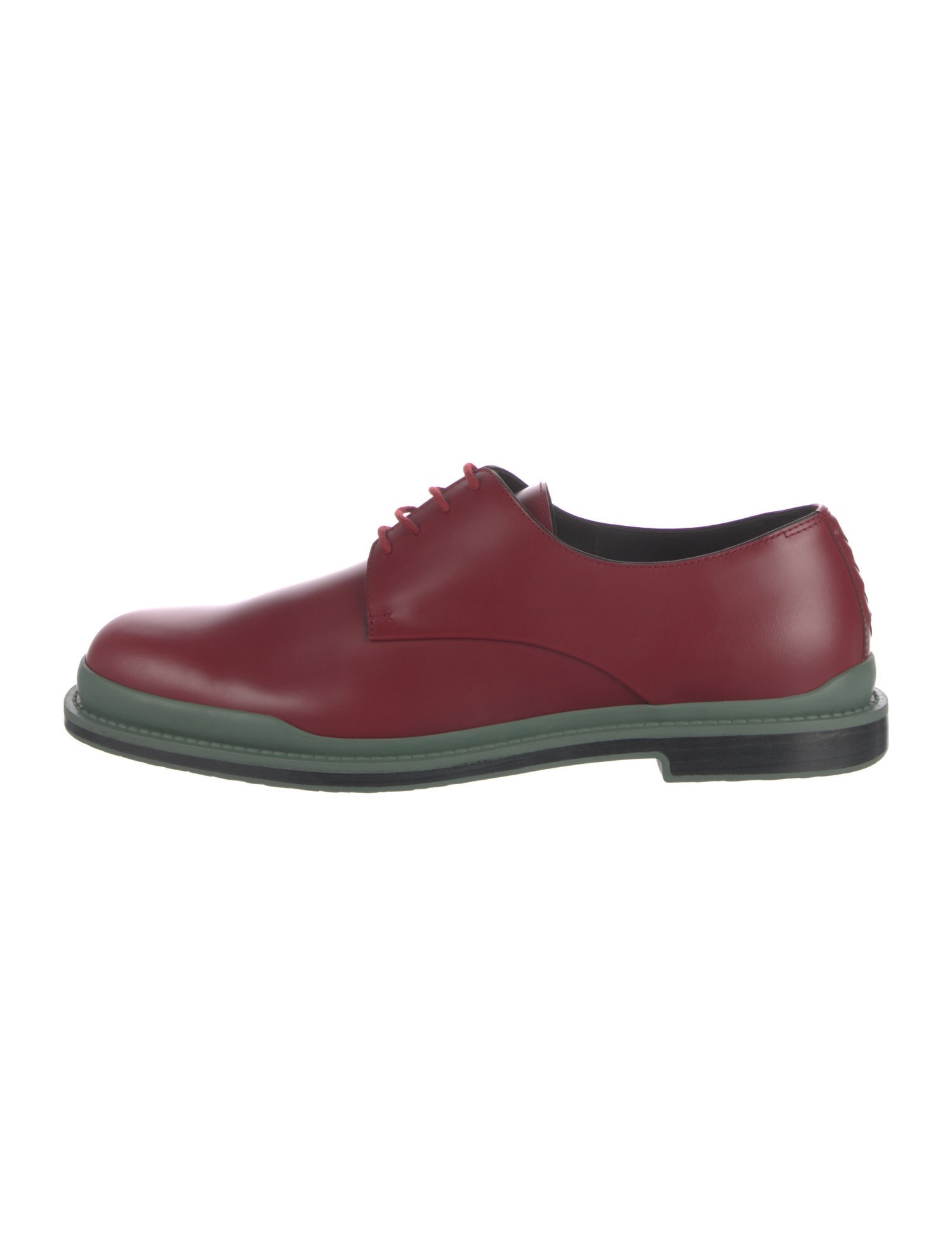 Bottega Veneta Intrecciato Weave Leather Derby Shoes
