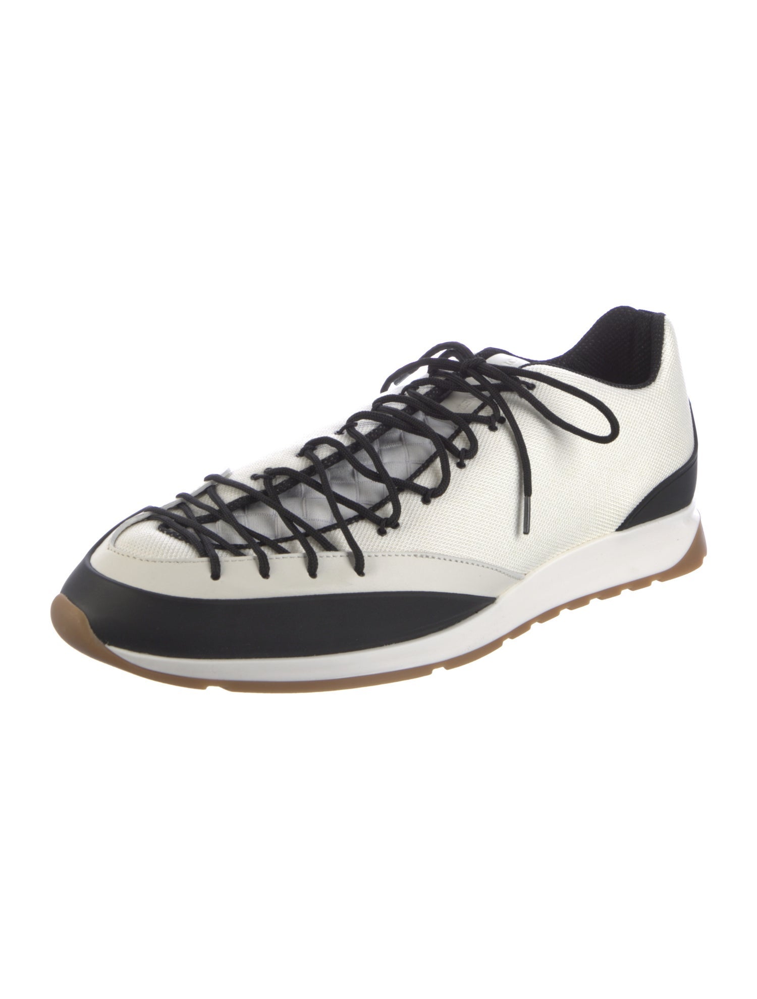 Bottega Veneta Colorblock Pattern Sneakers