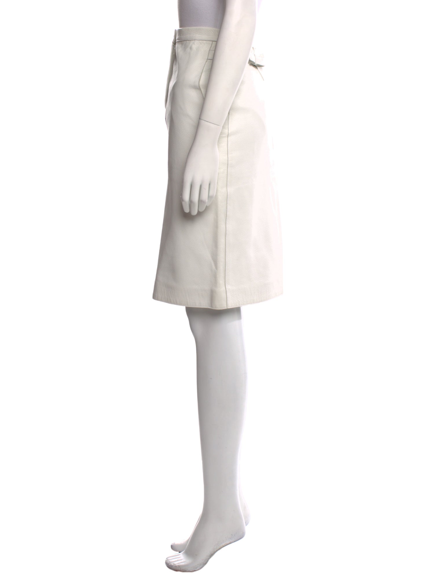 Bottega Veneta Leather Knee-Length Skirt w/ Tags