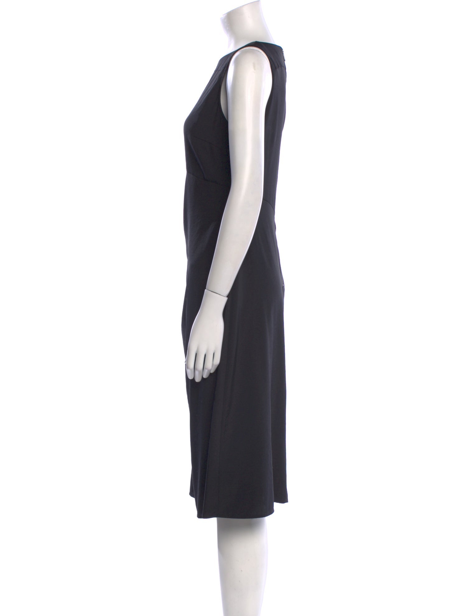 Bottega Veneta Crew Neck Midi Length Dress