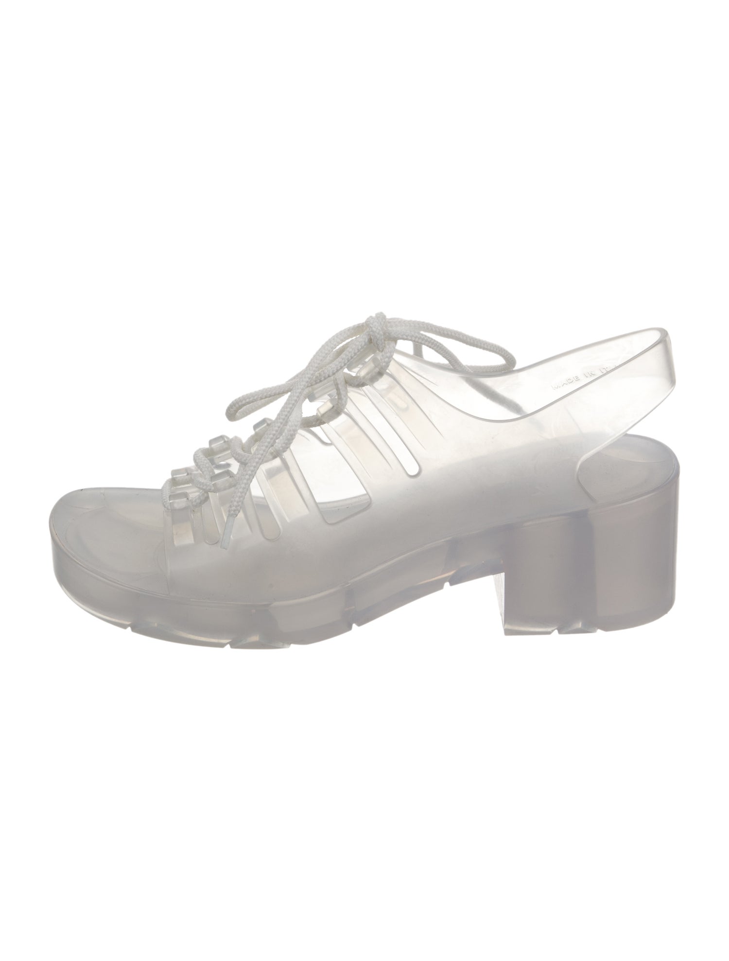 Bottega Veneta Rubber Slingback Sandals