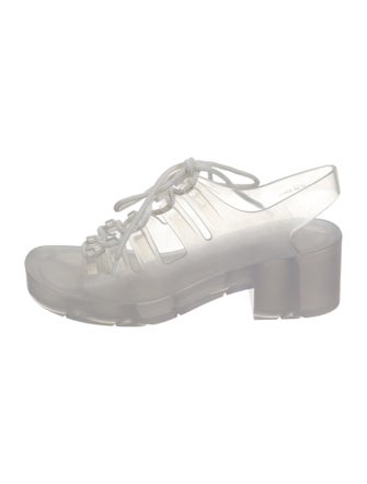 Bottega Veneta Rubber Slingback Sandals