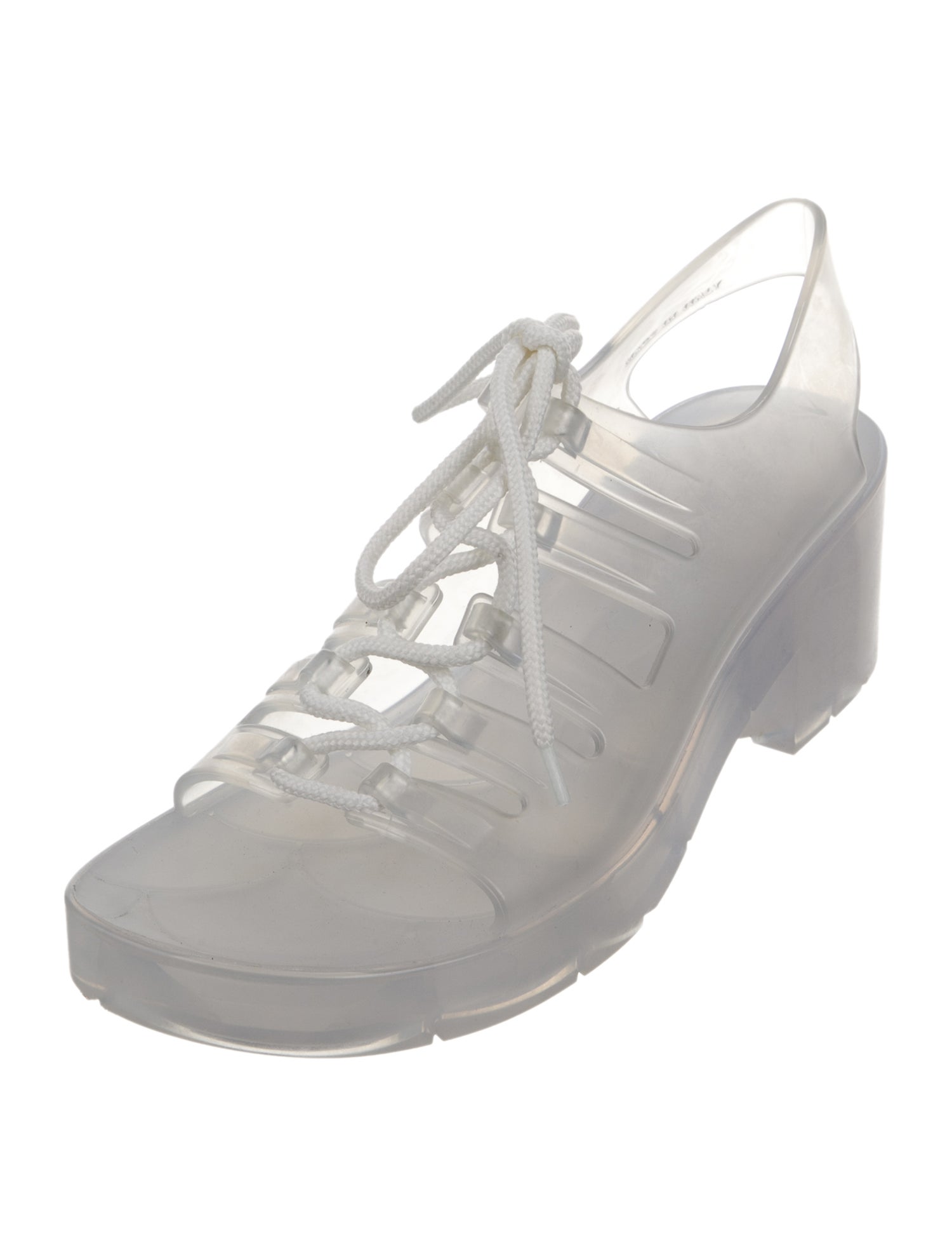 Bottega Veneta Rubber Slingback Sandals