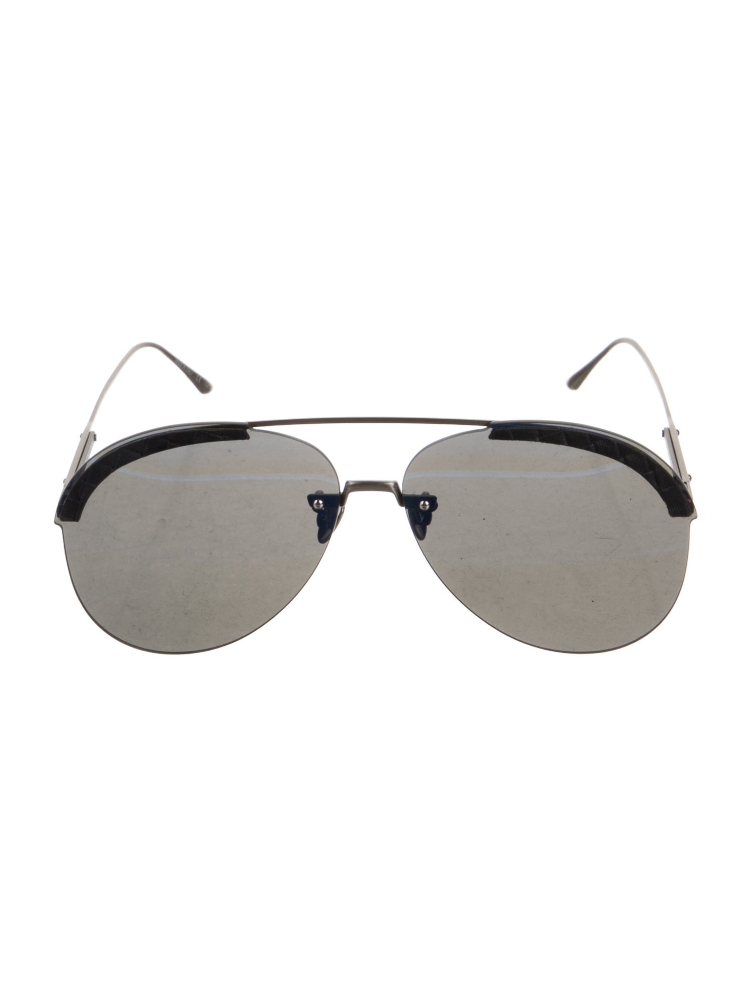 Bottega Veneta Aviator Mirrored Sunglasses