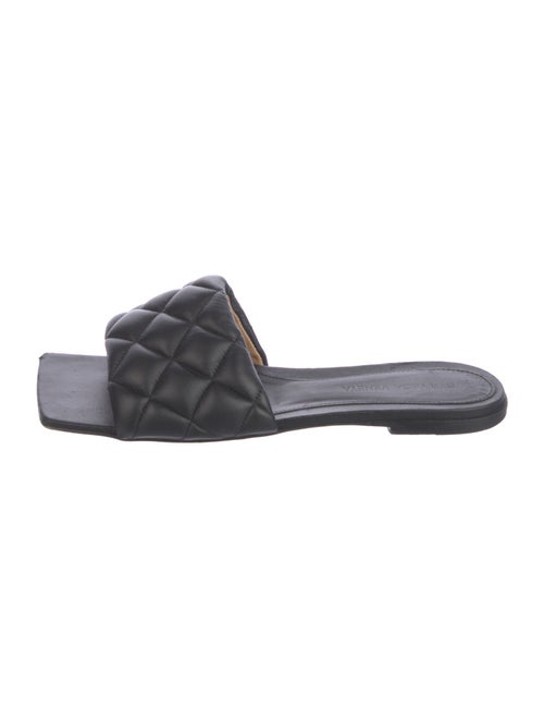 Bottega Veneta Intrecciato Weave Leather Slides
