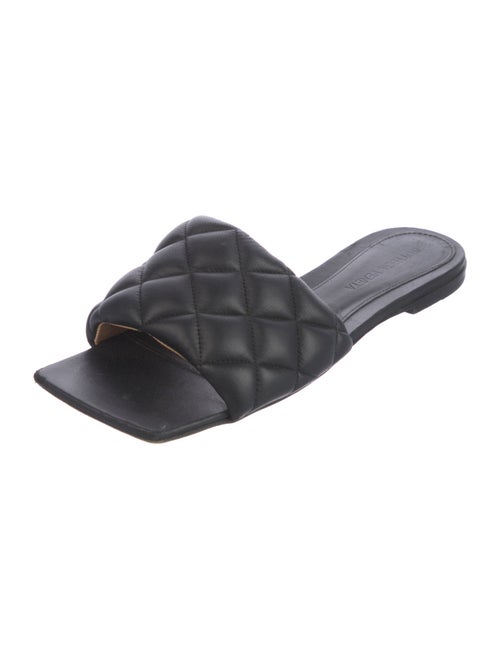 Bottega Veneta Intrecciato Weave Leather Slides