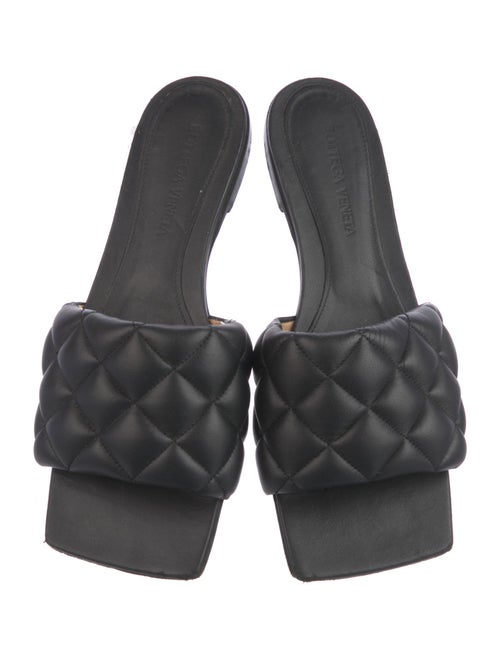 Bottega Veneta Intrecciato Weave Leather Slides