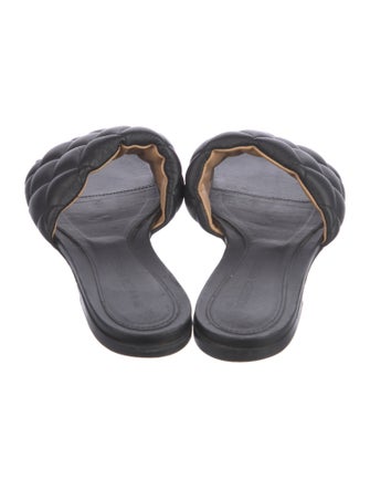 Bottega Veneta Intrecciato Weave Leather Slides