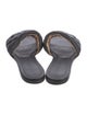 Bottega Veneta Intrecciato Weave Leather Slides