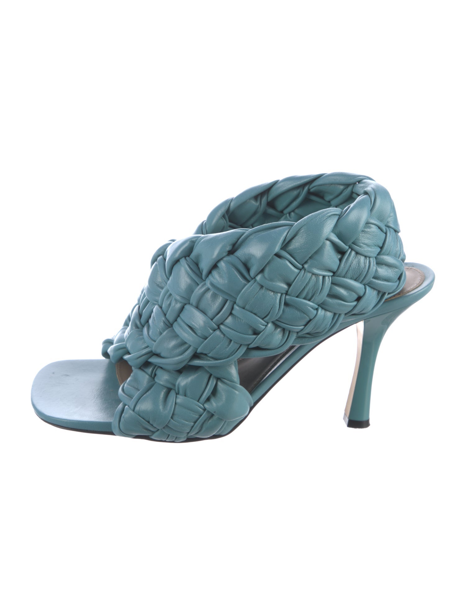 Bottega Veneta Leather Slingback Sandals