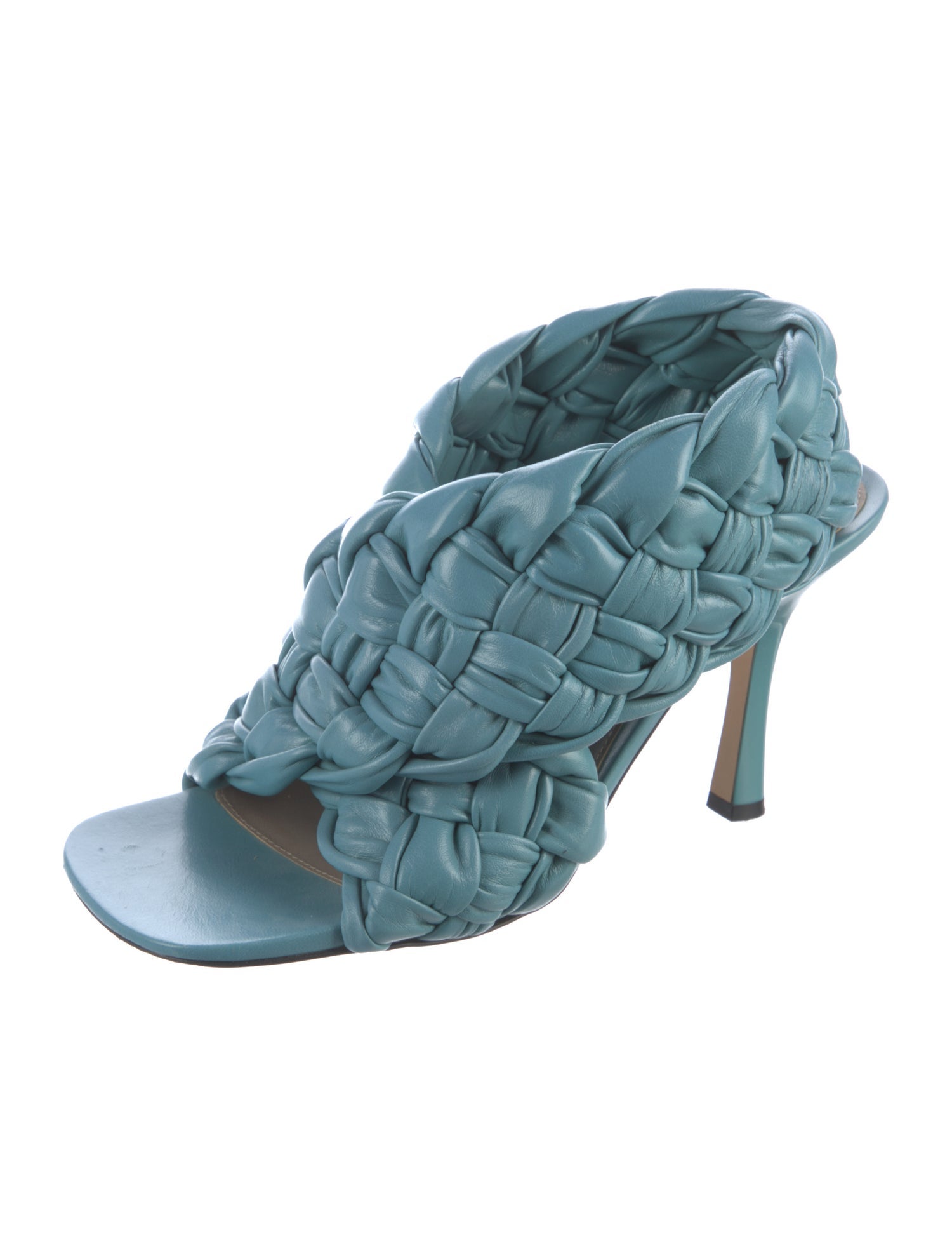 Bottega Veneta Leather Slingback Sandals