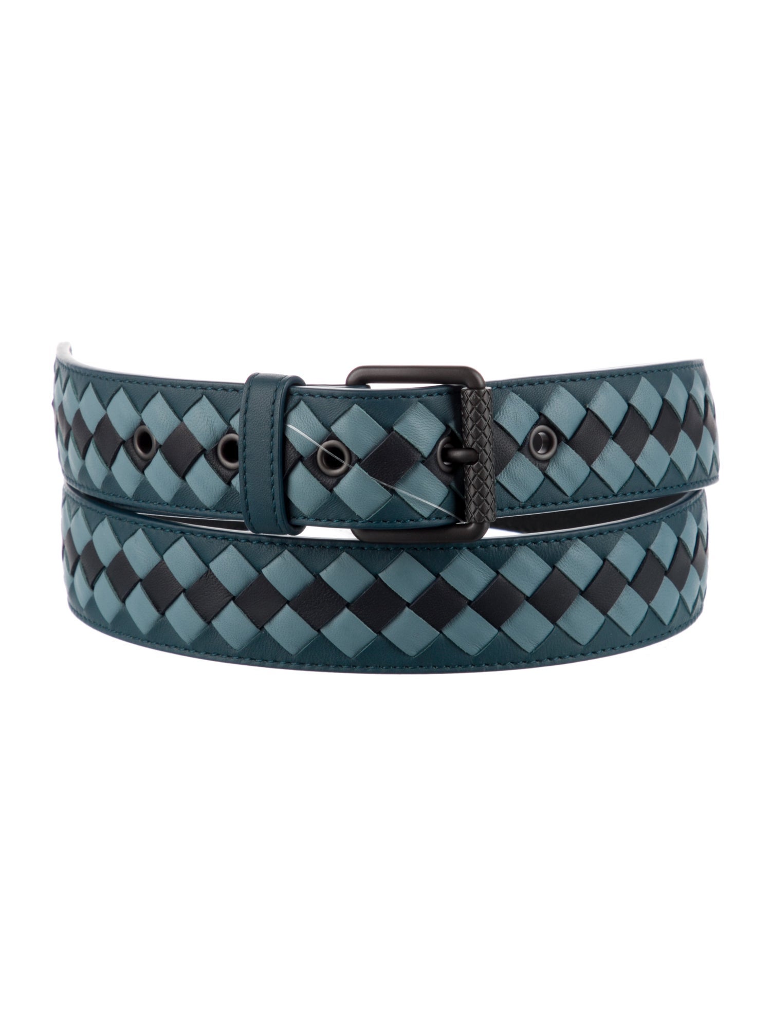 Bottega Veneta Intrecciato Weave Leather Waist Belt