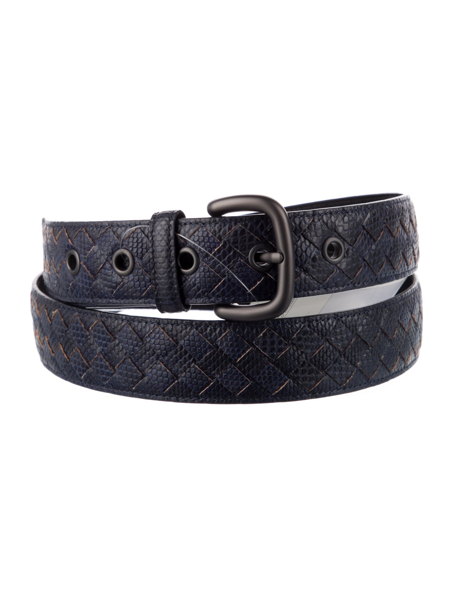 DIOR x Shawn Stussy 2020 Leather Belt Kit - Blue Belts
