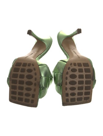 Bottega Veneta Intrecciato Weave Leather Slides