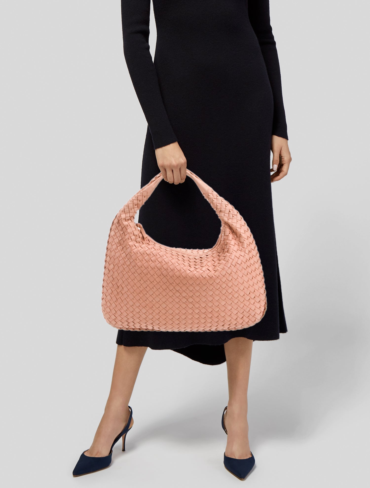 Bottega Veneta Intrecciato Veneta Hobo Medium Vintage