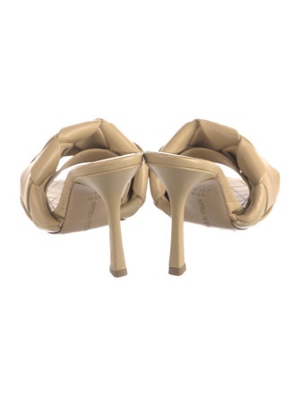 Bottega Veneta Intrecciato Weave Leather Slides