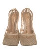 Bottega Veneta Mesh Mesh Accents Slingback Sandals