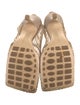 Bottega Veneta Mesh Mesh Accents Slingback Sandals