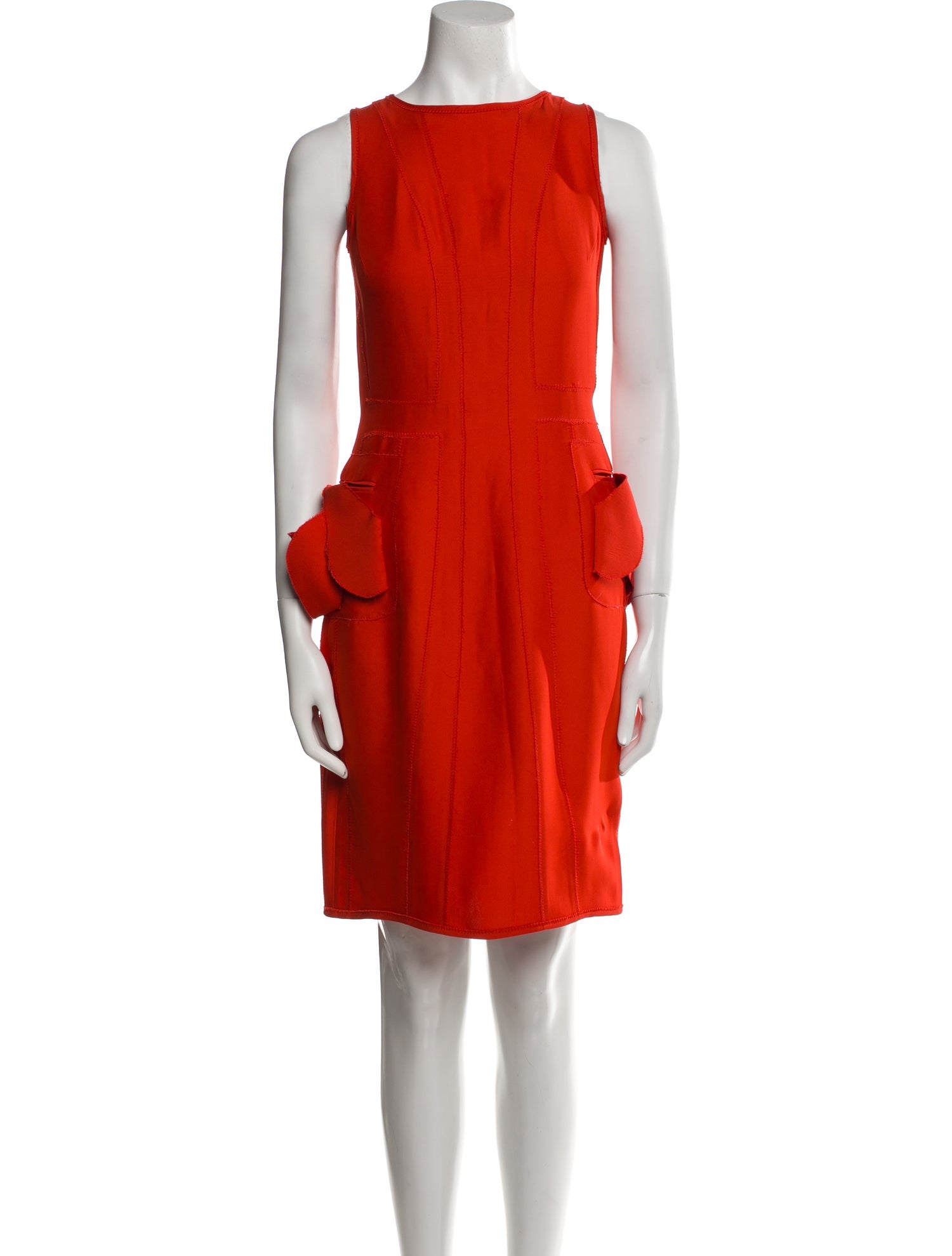 Bottega Veneta Bateau Neckline Mini Dress