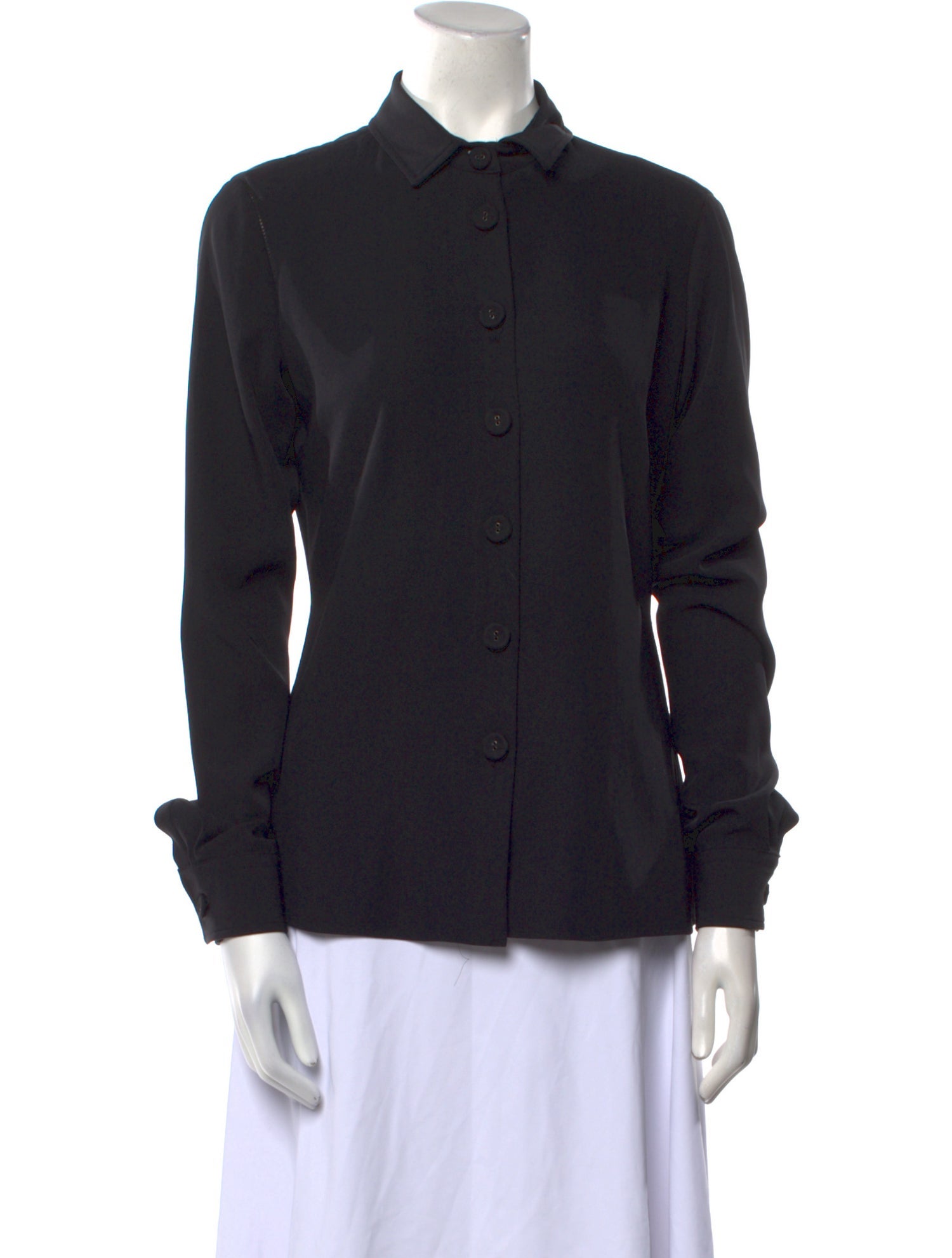 Bottega Veneta Long Sleeve Button-Up Top