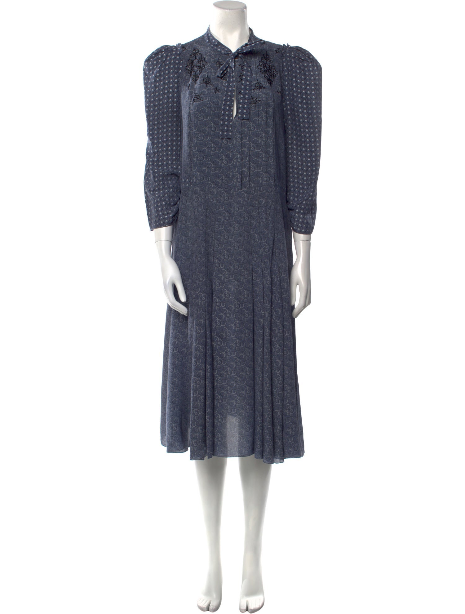 Bottega Veneta Printed Midi Length Dress