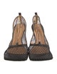 Bottega Veneta Chain-Link Accent Mesh Slingback Pumps