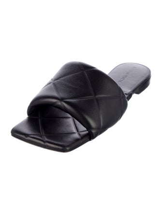 Bottega Veneta Leather Slides