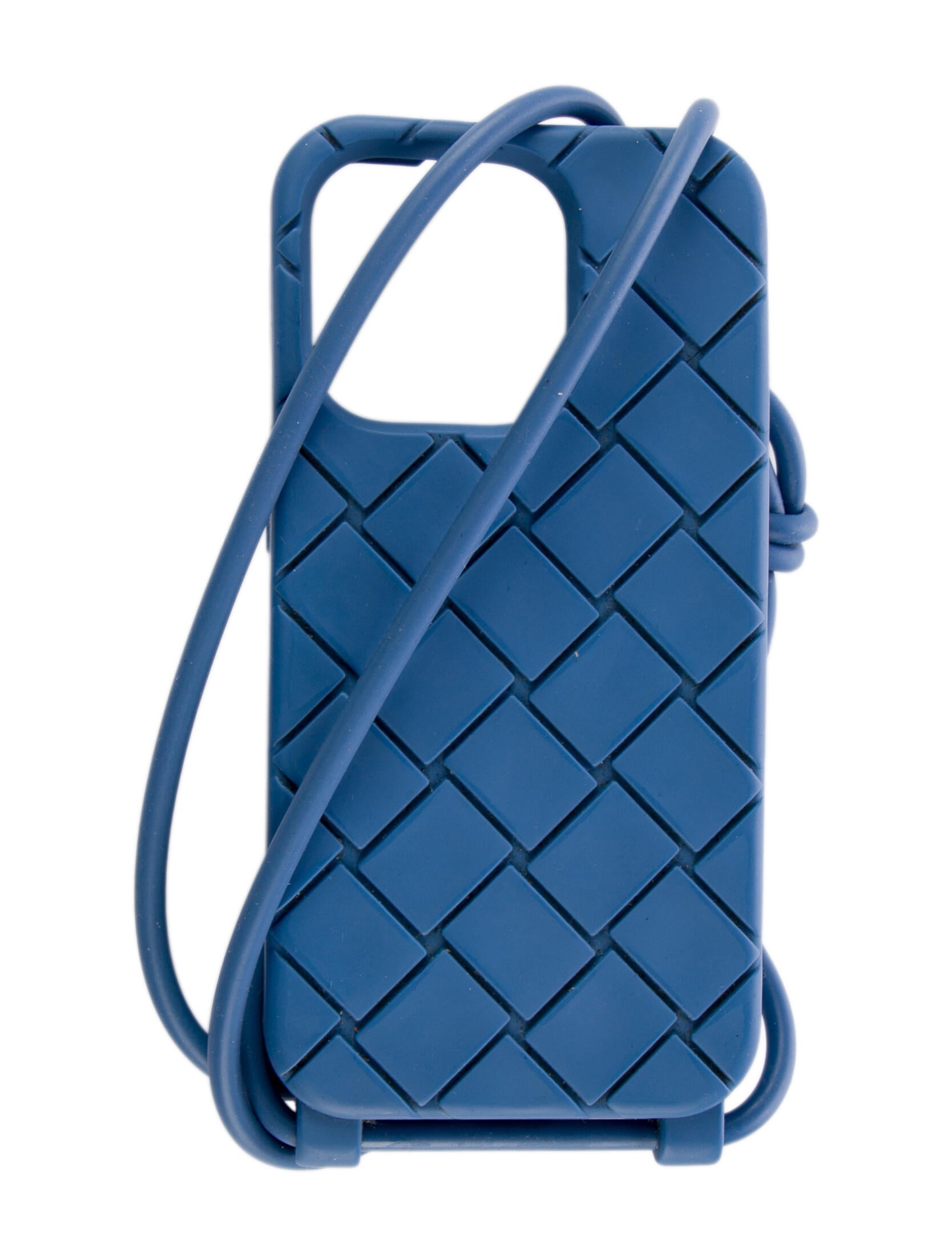 Bottega Veneta Rubber Intrecciato Weave Iphone Case