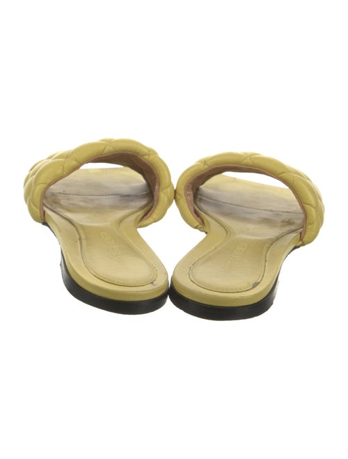 Bottega Veneta Quilted Pattern Leather Slides