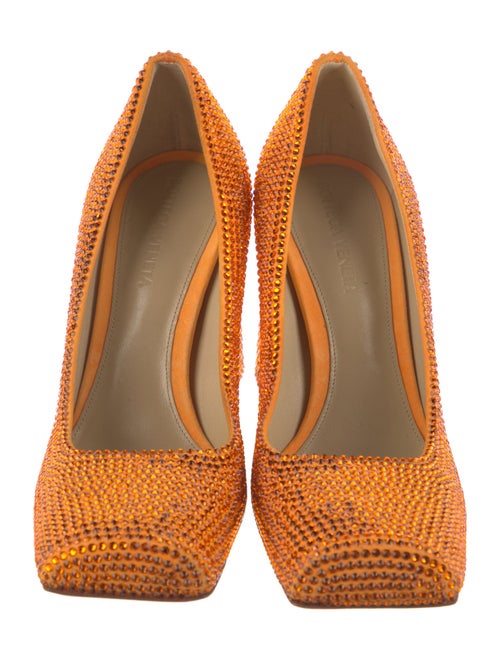 Bottega Veneta Crystal Crystal Embellishments Pumps