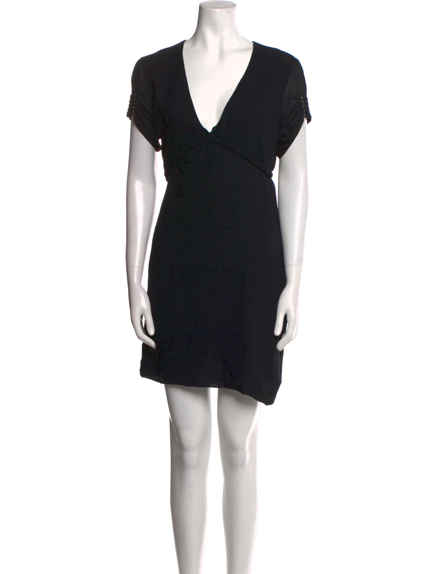 Bottega Veneta V-Neck Mini Dress