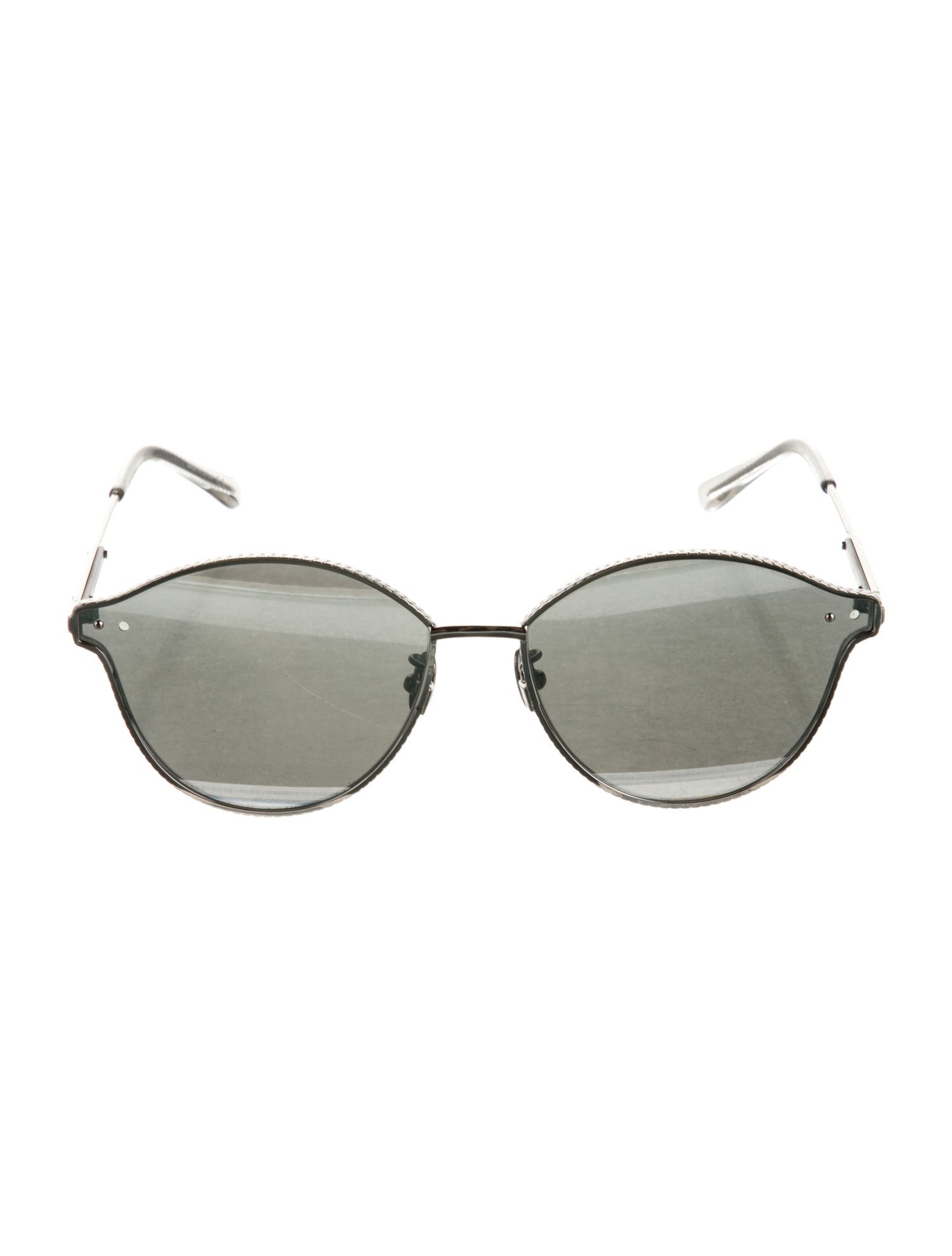 Bottega Veneta Round Tinted Sunglasses