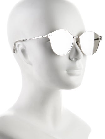 Bottega Veneta Round Tinted Sunglasses