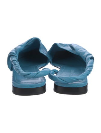 Bottega Veneta Leather Slingback Flats