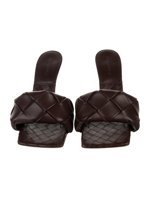 Bottega Veneta Intrecciato Weave Leather Slides