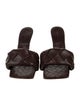 Bottega Veneta Intrecciato Weave Leather Slides