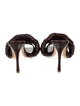 Bottega Veneta Intrecciato Weave Leather Slides