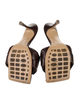 Bottega Veneta Intrecciato Weave Leather Slides