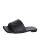 Bottega Veneta Quilted Pattern Leather Slides